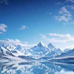Fototapeta premium snow covered mountains