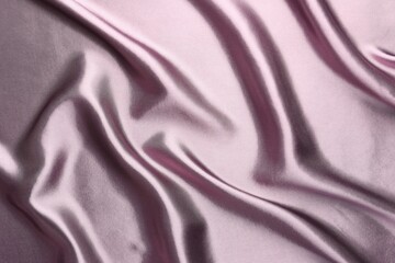 Texture of beautiful silk fabric as background, closeup