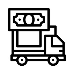 truck line icon