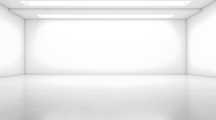 Obraz premium Stark and Minimal Architectural Interior with Open Concept Design
