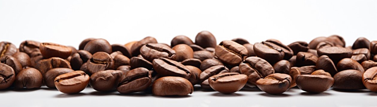 50 made of coffee beans on a white background, photorealistic, vibrant colors, sharp focus 8K , high-resolution, ultra HD,up32K HD