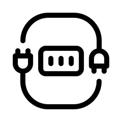battery status line icon
