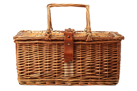 PNG, Picnic Wicker Weave - Generative AI