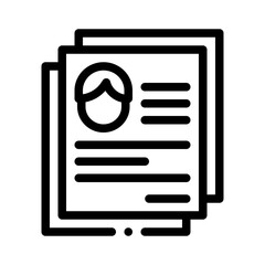 leaflet line icon