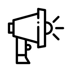 megaphone line icon