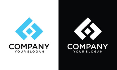 Creative Cubic Logo with letters C and B © joss