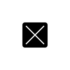 cancel glyph icon