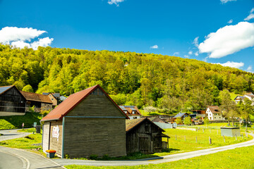 Eine Frühlingshafte Wanderung durch das wunderschöne Sinntal zum Schwarzen Berge bei Riedenberg -...