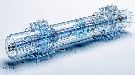 Obraz premium Futuristic Space Module Complex Quantum Mechanism Intricate Astronomical Clock An Elaborate Scientific Device Showcasing Advanced Technology and Precision Engineering in a Laboratory Setting Wallpaper