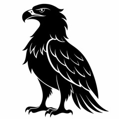 eagle on white background
