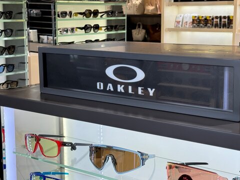 Shanghai,China-May 23rd 2024: Oakley sunglasses store brand logo