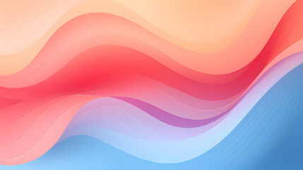 Obraz premium Digital retro colorful waves abstract background