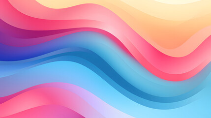Obraz premium Digital retro colorful waves abstract background