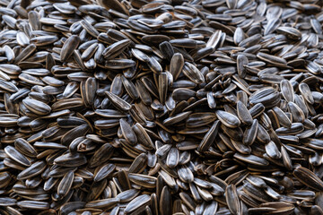 Fresh sunflower seeds sold in the market
