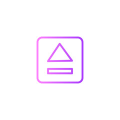 eject gradient icon