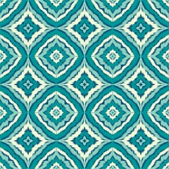 Seamless Ikat ethnic traditional Textile pattern geometric abstract folklore ornament Tribal ethnic illustration background design for print, clothing, scarf