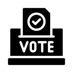vote glyph icon