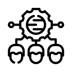 technology line icon