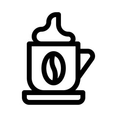 coffee line icon