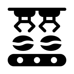 conveyor belt glyph icon
