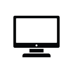 monitor icon vector design template simple and clean