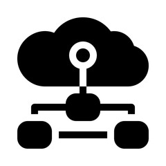 flowchart glyph icon