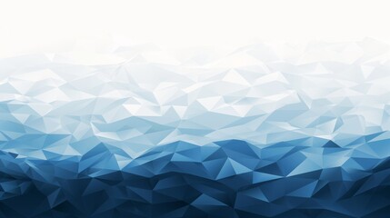 blue and white colors, vector illustration of a low poly background, a lowpoly geometric texture, and a polygonal pattern, flat design 