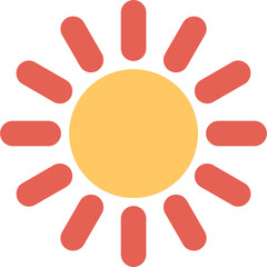 Sun Vector Icon