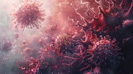 Obraz premium Decoding Viral Mutation Patterns: A Comprehensive Diagram