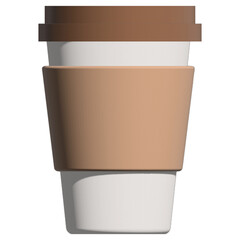 3d Papper coffee Cups. Empty cup, cup with coffee and with plastic lid. Takeaway coffee or tea to go or delivery concept. Vector illustration isolated on white background.