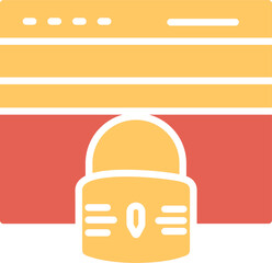 Fototapeta premium Lock Vector Icon