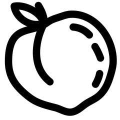 Icons line design graphic vector draw food vegetable