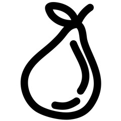 Icons line design graphic vector draw food vegetable