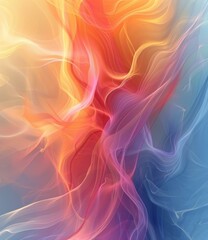 Fototapeta premium Abstract Vivid Flame in Motion