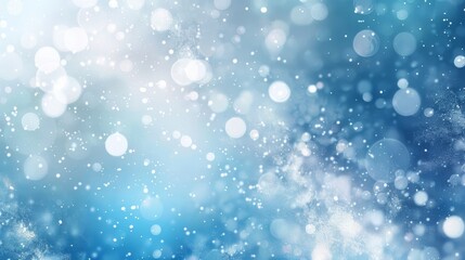 Winter-themed abstract with marble-like textures glowing highlights and blurry patterns backdrop