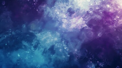 Fototapeta premium Abstract wallpaper with gradient blues and purples glowing orbs and snowdrift texture backdrop