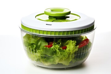 Salad Spinner isolated on white background