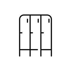 lockers line icon