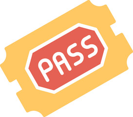 Passes Vector Icon
