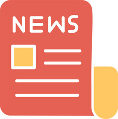 Obraz premium News Vector Icon