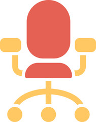 Revolving Chair Vector Icon