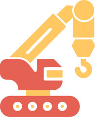 Harbor Crane Vector Icon