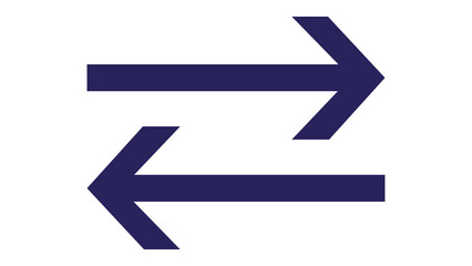 arrow right left symbol design illustration