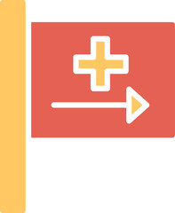 Fototapeta premium Medical Sign Vector Icon