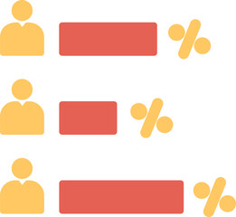 Voting Result Vector Icon