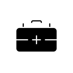first aid kit glyph icon