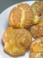 Chinese food “Glutinous Rice Sesame Balls”