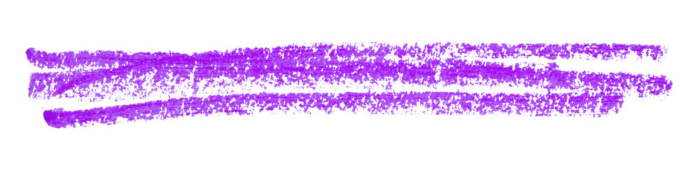 purple pencil strokes isolated on transparent background
