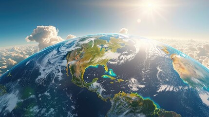 a globe, isolated against a pristine white background, showcasing the intricate geography of the world as seen from space.
