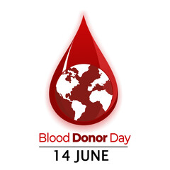 World Blood Donor Day. world Blood Donor Day creative ads design june 14. vector, illustration, 3d
